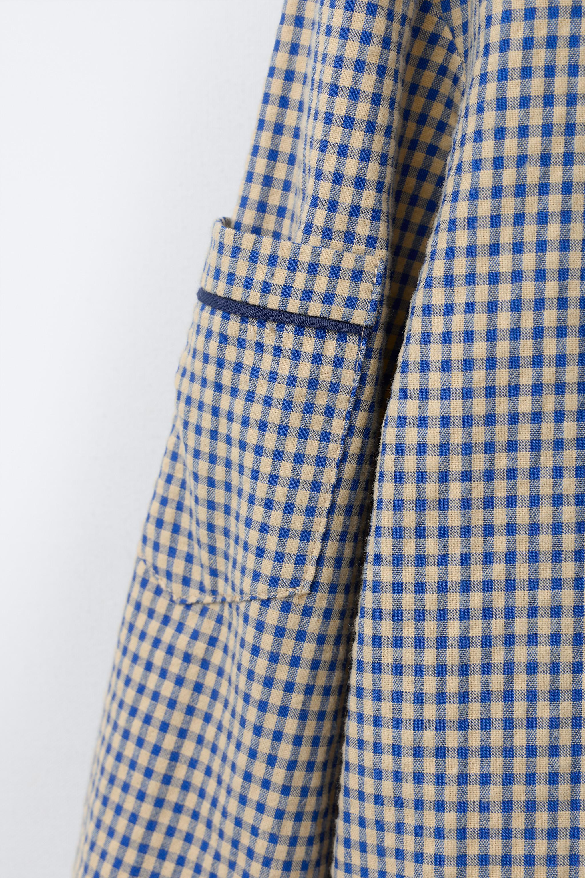 PLAID PETER PAN COLLAR SHIRT